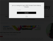 Tablet Screenshot of glamorouslymommy.com